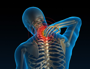 digitial image showing neck pain